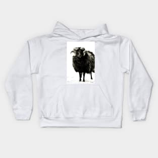 Black Ram Kids Hoodie